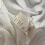 Free People Kelsey Crinkle Top Size S White Flare Sleeve Feminine Cottage BOHO Photo 10