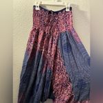 JIBJAAB Bohemian Multicolor Harem Festival Hippie Wide Leg Pants OS Blue Size undefined Photo 5