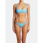 NEW FISCH Colombier Square Neck Bikini Top,‎ Blue, Medium Blue Photo 3