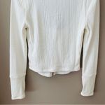 Urban Outfitters BDG by  Snap Button Up Long Sleeve Top White Sz Medium Photo 7