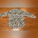 Talbots -‎ Button front shirt striking zebra Size X1 brand new Photo 4