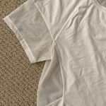 Lululemon Home Stretch Short Sleeve Shirt White Mesh Back Run T-Shirt Top VEUC Photo 2