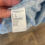 American Eagle  Oversized Chambray Button-Down Shirt – Palm Print – Size Small Photo 6