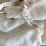 Free People NWOT Movement Eyelet Ruffle Crop Top White Medium Photo 4