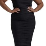 Showpo. Coming For You Mesh Midi Dress Women's 6 Black Formal Cocktail Party Photo 0