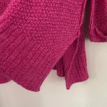 Adora Women's Pink Sweater Lightweight Loose Knit Coastal Spring Size M Photo 2