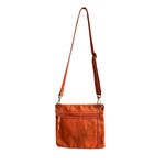 Fossil Women's Burnt Orange Leather Crossbody Bag Casual Style Photo 5