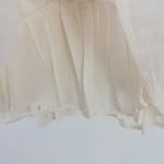 American Eagle NWT Aerie Smocked V-Neck Babydoll Top Cropped Ivory Size Small S NEW Photo 4