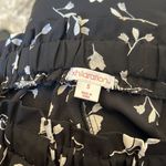 Xhilaration Y2K Black Floral Wide Leg Pants | small Photo 6