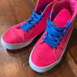 Vans Old Skool S8 Hi Top Hot Pink Leather Shoes Photo 4