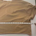 SheIn Oversize Polina Crop Cropped Crewneck T-Shirt Brown Medium Photo 5