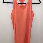 Athleta Shadow Stripe Racerback Peach Light Orange Tank Top Shirt Size Small Photo 0