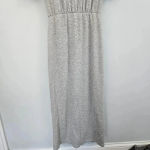 Splendid  Long Sleeve Maxi Dress Gray Size‎ Medium Photo 6