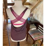 Lululemon ✨ Wild Tank Heathered Bordeaux Drama Striped Top✨ size 8 Photo 4
