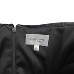 Katie May  kiki velvet ruched sweetheart strapless ruffle mini dress black Photo 6