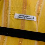 Saylor Revolve Adrianne Stripe Smock Dress Yellow Sz Small Photo 3