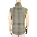 Columbia  Womens Fleece Vest Full Zip Plaid Outdoor Adventure Winter Green Small Photo 6