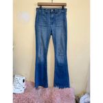 Veronica Beard  Everly High Rise Flared Jeans Size 27/4 Pacific‎ Blue J4280455PAC Photo 9