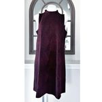ECI New York Metallic Knit Mock Neck Sheath Dress, Burgundy, Size L New w/Tag Photo 12