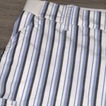 Lee Cotton Lightweight Blue & White Striped Mid Rise Cargo Shorts 16 NWT Photo 7