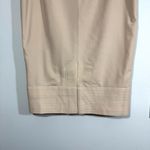 John Galliano Nude Beige Wool Silk Formal Skirt Tan Size 6 Photo 10