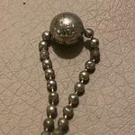 Talon Beaded Evening Clutch Vintage Purse With Mirror & Pearl Closure White Photo 4