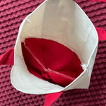 Trader Joe’s Mini Canvas Tote – Red (NWT) Photo 1