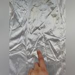 Vintage white lace slip dress, size large Photo 8