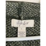 Style & Co Camo print hoddie Cardigan Sweater Green y2k thick & Soft size Large Photo 6
