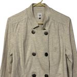 CAbi  Charlie Heather Oatmeal Cardigan Jacket #3028 Medium Office Work Preppy Photo 2