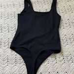 Abercrombie & Fitch Soft Matte Seamless Squareneck Bodysuit Black (Small) Photo 6