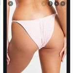 Cotton On thin strap high waisted side cheeky bottoms jacquard pink Photo 3
