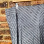 Ashley Stewart  Gray Metallic Silver Striped A-Line Midi Skirt Women's Size 22 Photo 1