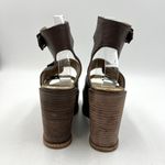 Anthropologie Anna Sui Platform Wedges Gladiator Straps Leather Boho Photo 5