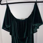 Lavender Field  Dark Green Velvet Bodysuit Photo 2