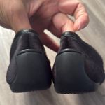 Stuart Weitzman  Black Women's Suede Loafers 8.5 Leather Flat Shoes Driving shoes Photo 5