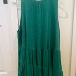 Free People  back tie tunic, XS, kelly green Photo 2