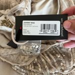 Johnny Was NWT  Champagne Beaded Lace  Mesh Dress Size‎ XS Photo 9