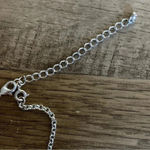 None Vintage Mother of Pearl Silver Necklace Photo 1