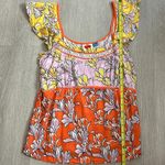 Farm Rio  • Tia flutter sleeve floral blouse top Photo 5