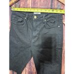 Frame  Women's Black Le Vintage Bermuda Raw Edge Denim Shorts Size 28 Photo 5