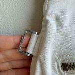 Zadig & Voltaire  Ava Denim Straight Slim Fray Ankle Jeans Judo White Size 26 Photo 3