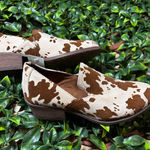 Pierre Dumas  Brown and Cream Slip-On Shoes Photo 3