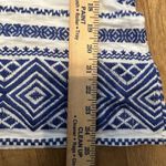 Sam Edelman Blue White Embroidered Tank Top Shirt size XS Photo 6