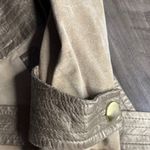 Marciano  Beige and Chocolate 100% Leather Trench Coat Photo 3