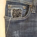 Vintage Y2K LA Idol Bling Jeans Women's Western Low Rise 90s Rhinestone Size 11 Blue Photo 4