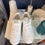 Nike White  Court Vision Sneakers Photo 1