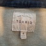 Torrid  Short Sleeve jean jacket sz 4  Photo 7