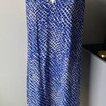 Alice & Trixie  Blue and White Silk Dress Photo 0