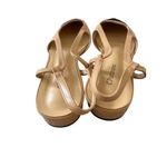 C PARAVALO Beige Black Captoe Slingback Flats Size 40 / US 10 Photo 2